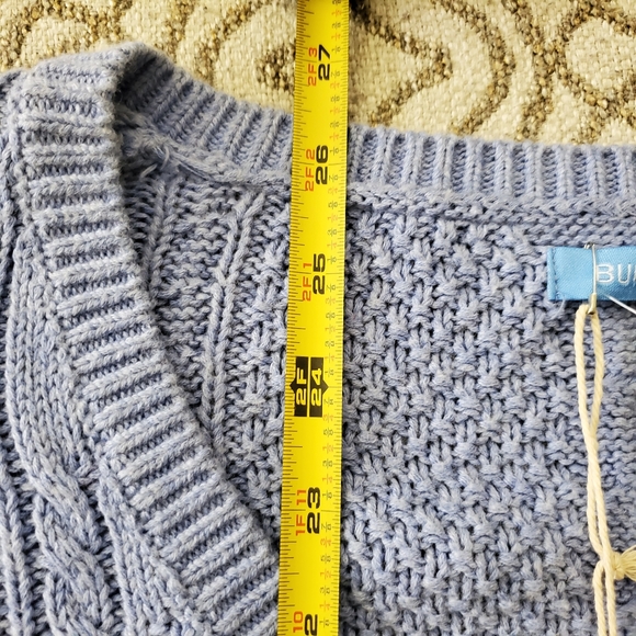 Burgess Cashmere & Cotton Sweater - Picture 7 of 9